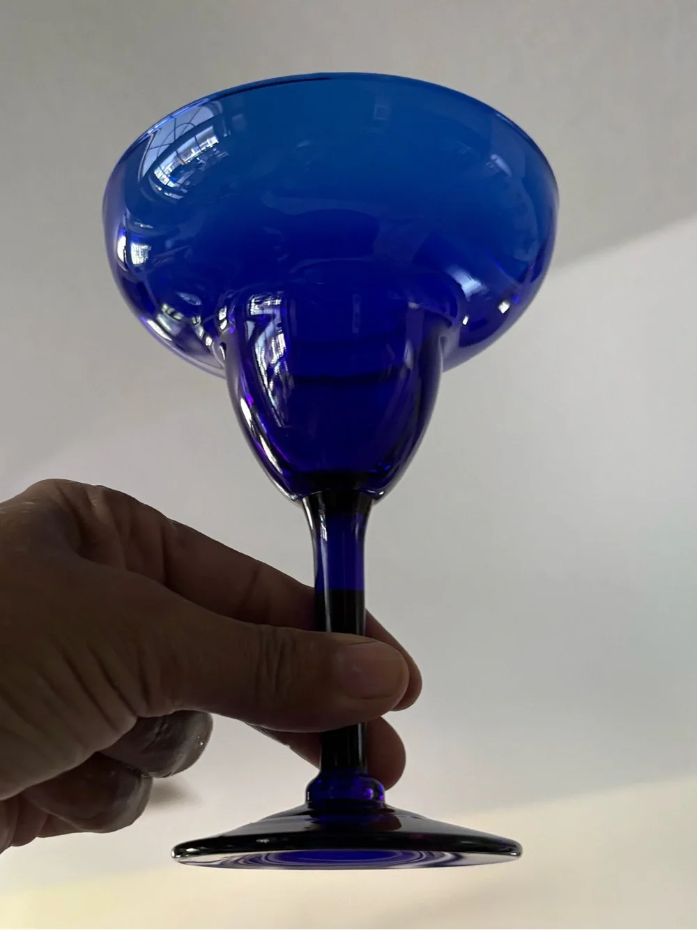 Pier 1 Cobalt Blue Glass Margarita Coupe Set